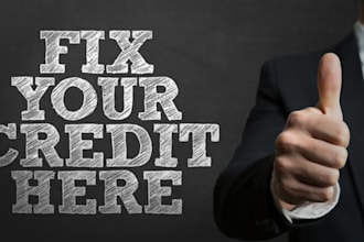fix credit repair, charge off, collection, boost score, inquiry remover, in 24hr