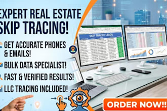 do bulk skip tracing and find property owner contacts real estate skip tracing