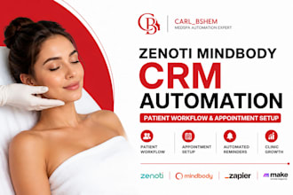 do zenoti mindbody CRM patient workflow automation appointment  pipedrive setup