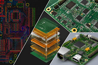 do pcb design review, schematic, gerber files, drc and dfm altium kicad