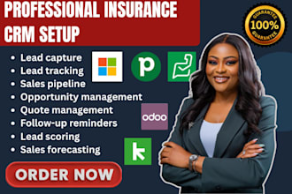 setup insurance crm odoo keap act eway apptivo nocrm flowlu maximizer insightly