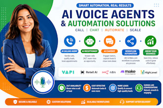 vapi ai, retell ai voice agent, n8n workflows, make com automation, ghl chatbot