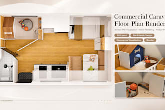 create 3d floor plan renders