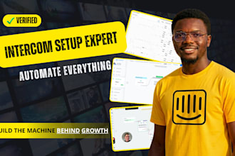 setup intercom chatbot, product tours, fin ai and customer support automation