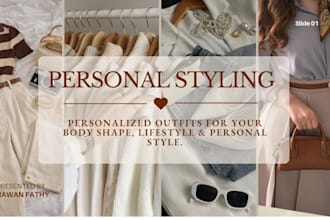 be your personal stylist and create flattering outfits for you