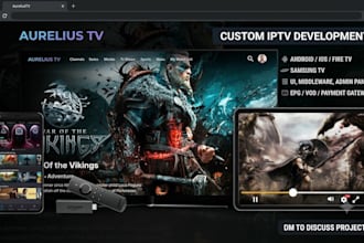 develop custom iptv apps with middleware for android, ios, fire tv and smart tvs