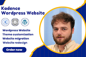 design kadence wordpress website using gutenberg and kadence blocks
