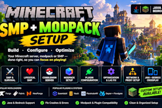 fix minecraft server smp build minecraft map modpack cobblemon plugin server