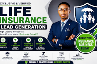 generate verified life insurance leads health insurance leads insurance sales