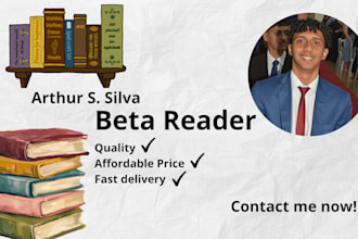 read your manuscript with a readers eye and tell you the truth