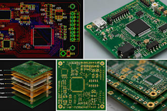 review pcb design, gerber files, drc, dfm and schematic