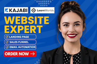 setup learnworlds membership website kajabi automation learnworlds website