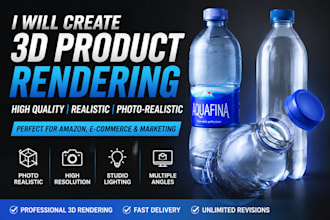 create realistic 3d product modeling, packaging design, label design, can,mockup