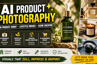 create ai product shoot, ai product lifestyle and realistic scene creation