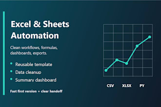 automate your excel or google sheets workflow