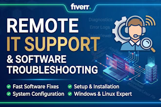 provide remote IT support and software troubleshooting