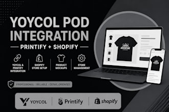 yoycol pod integration printify shopify product mockups store management