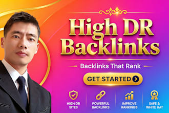 build high authority manual SEO backlinks to boost your google ranking