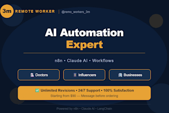 build an ai automation system for doctors influencers and businesses using n8n