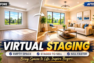 do virtual staging, virtual renovation and real estate home staging