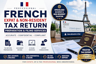 prepare and file your french expat and non resident tax return