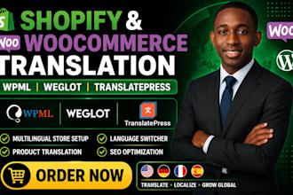 translate shopify woocommerce store with wpml weglot translatepress multilingual