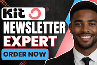 setup convertkit newsletter design kit email sequence expert kit landing page