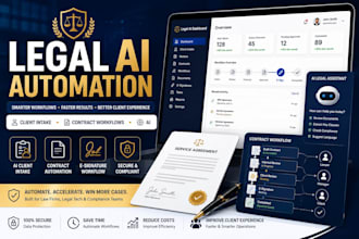 build legal ai automation, contract workflows and ai client intake systems