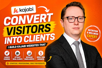 build kajabi nutrition course website for coaching, kajabi course membership