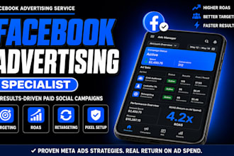 run facebook advertising campaigns as your dedicated specialist