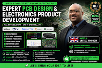 do expert pcb design and electronics product development
