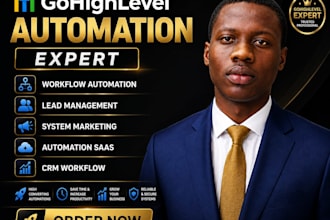 build gohighlevel CRM workflow automation and sales funnels