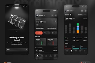 design professional mobile app UI UX screens in figma