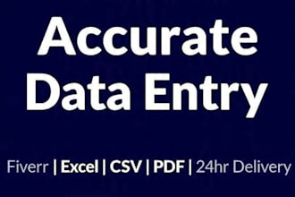 do fast and accurate data entry ,copy paste and excel typing