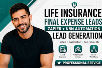 life insurance final expenses final expense leads zapier n8n leads generation