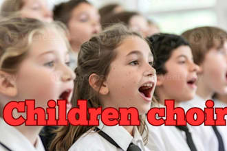 compose and sing children choir, kids song and music for your children