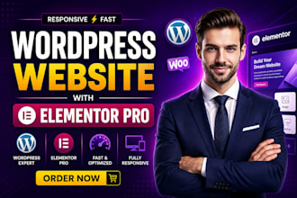 do custom wordpress website with elementor expert