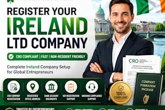 register your ireland ltd company remotely with full cro compliance and document