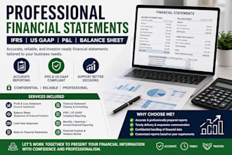 prepare ifrs and US gaap financial statements