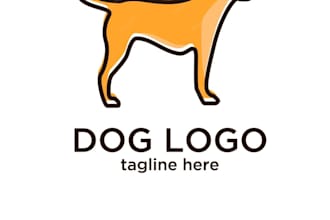 design a professional modern dog logo