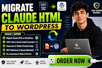 migrate claude code wordpress wix shopify squarespace export clean fix