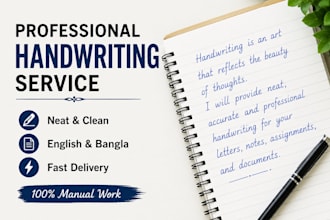 professional handwriting and survey service