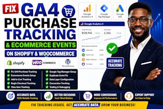 fix ga4 purchase tracking ecommerce events on shopify woocommerce and wordpress