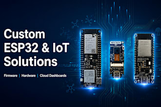 develop your custom esp32 iot firmware with ble, mqtt, wifi, lora, gps and 4g