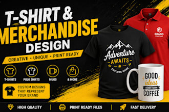 design t shirts and merchandise