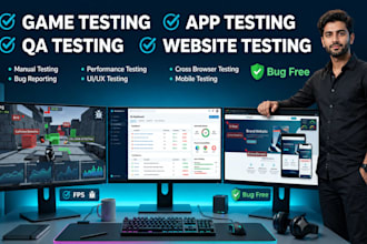 professionally test and review your steam game, QA testing, mobile game testing