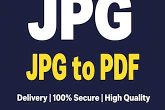 convert your jpg and pdf files to high quality