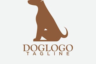 design a pet animal horse, cat, dog, equestrian farm logo