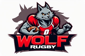 design super wolf sport logo in very short time