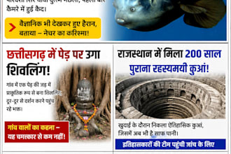 create professional ai news poster designs for social media